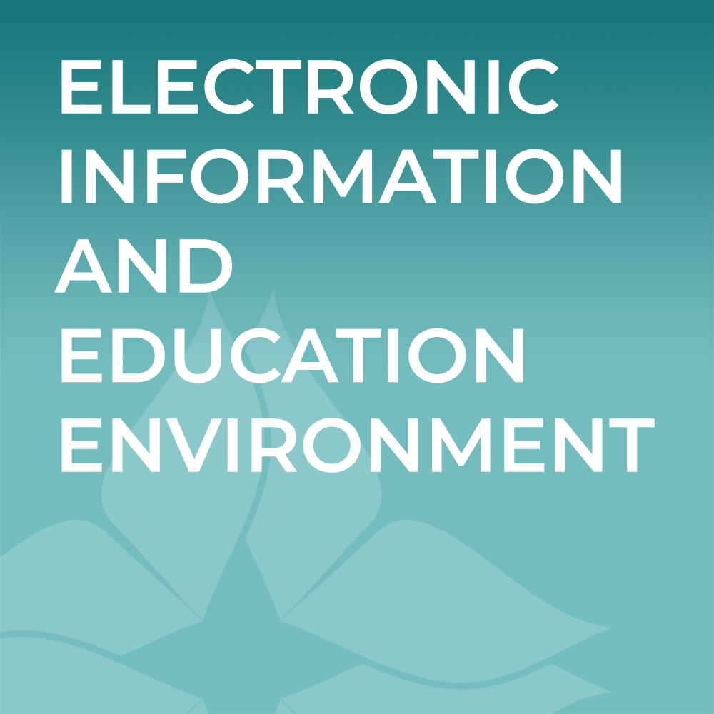 Electronic information and educational environment